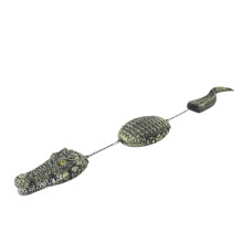 Floating Alligator Decoy with Realistic Design for Pool Pond Garden Outdoor Wildlife Deterrent