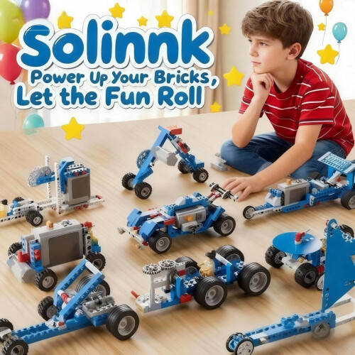 M Motor Kit with Dual Motor Power for  Technic STEM Projects and Moc Building Blocks 2