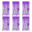 6PCS Plastic Rain Door Curtains For Stage Background-Purple 1
