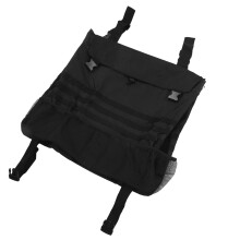 Large Capacity Oxford Cloth Spare Tire Trash Bag - Wear-Resistant, Adjustable, Black