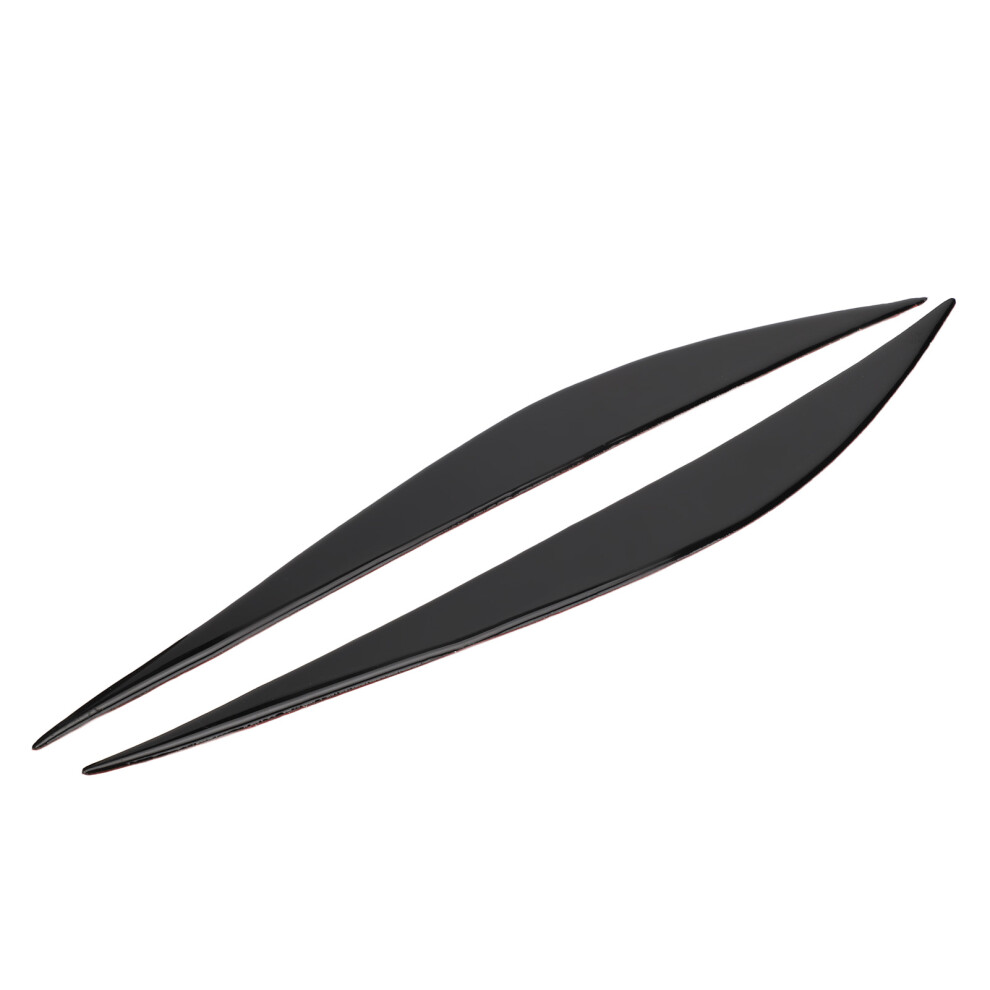 Piano Headlight Eyebrow Trim For 3 Series F30 2013-2015 Black 7691390517310