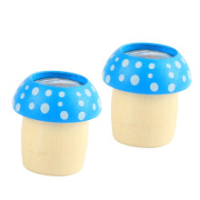 Mushroom Kaleidoscope Toy for Kids Educational Visual Play Colorful Pattern Rotation 2pcs
