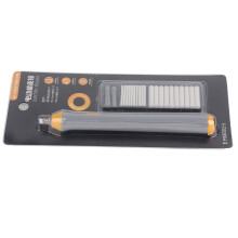 Elektrische Radiergummi-Set, batteriebetriebener Stift, einstellbare Hervorhebung, Grau