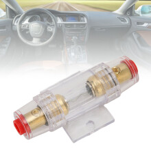 Car Audio Inline Fuse Holder 60A AGU High Temp Resistant for 4AWG 8AWG Wiring