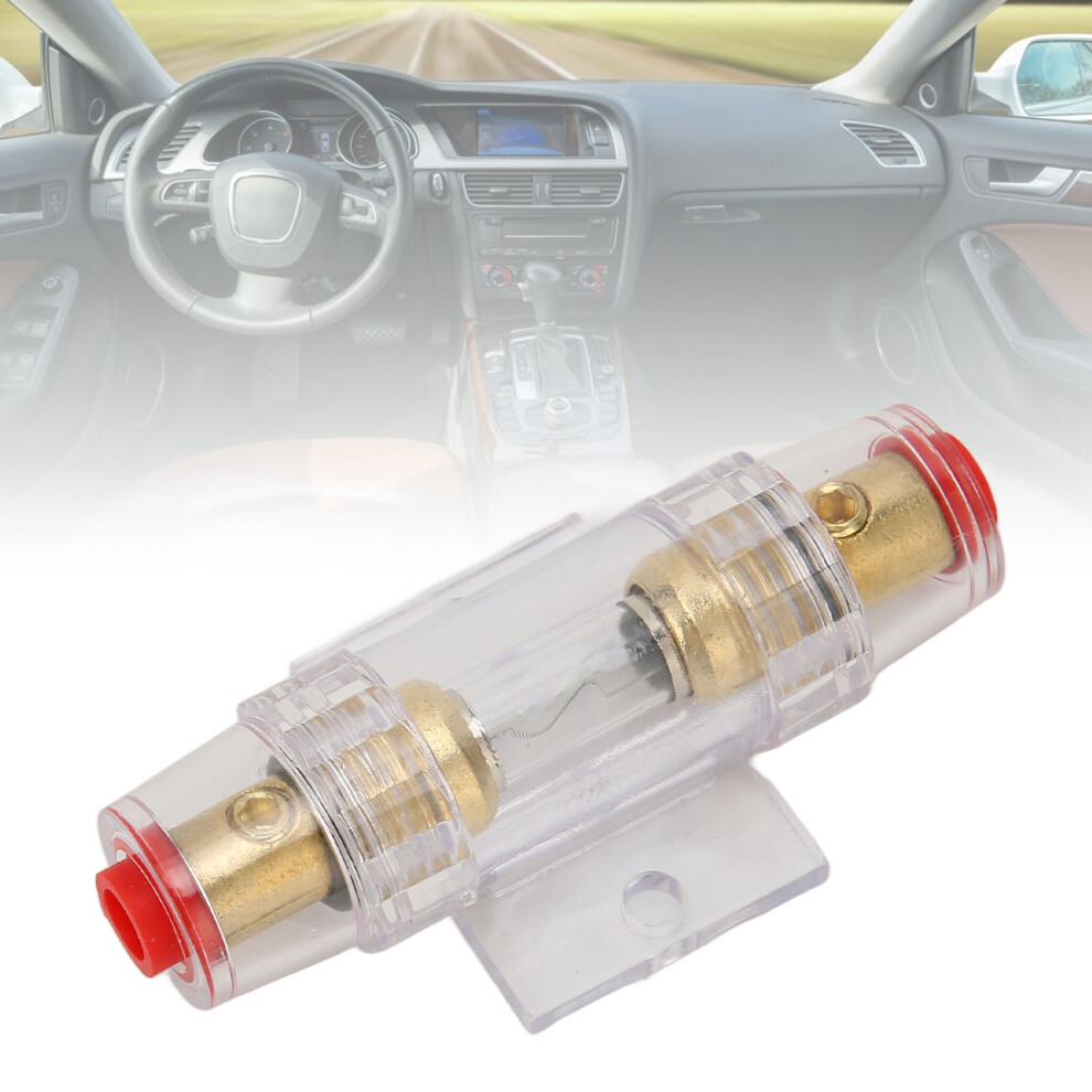 Car Audio Inline Fuse Holder 60A Agu High Temp Resistant For 4Awg 8Awg Wiring 4971390519631