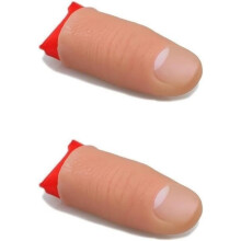 Magic Thumb Tip Set for Silk Vanish, Professional Magician Accessories with Instant Vanish Effects