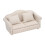 1:12 Scale Handcrafted Miniature Dollhouse Sofa with Pillows 5