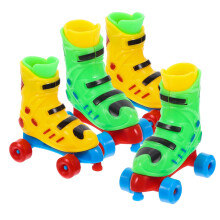 Finger Skateboard Set with Finger Roller Skates, Stress Relief Toys for Kids, Random Colors