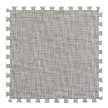 Foam Interlocking Floor Mats Grey 30x30cm Puzzle Play Mats with Surface Protection Layer