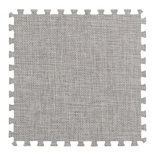 Foam Interlocking Floor Mats Grey 30x30cm Puzzle Play Mats with Surface Protection Layer