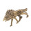 Wolf Statue Brass Wolf Sculpture Wolf Figurine Table 1