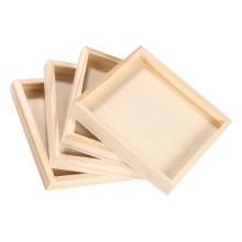 Puzzle Storage Tray Set 2Pack Wooden Organizer Replacement Parts for Puzzles and Crafts