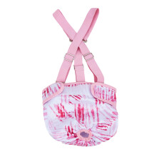Female Dog Diapers with Suspender Washable Reusables-pink. M.
