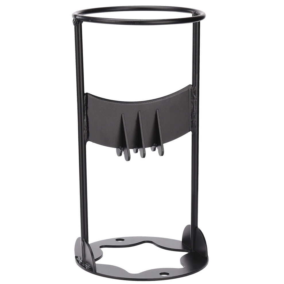 Portable Steel Firewood Kindling Splitter – Manual Log Cracker Black