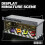 Car Display Case with Lights, Stackable 1/64 Diecast Storage Box Urban Graffiti 3