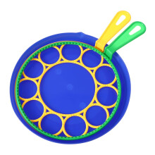 3pcs Outdoor Bubble Blower Set with Large Rings for Continuous Bubble Streams Kids Party Fun
