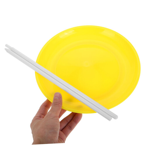 Juggling Plate Set with Stick for Beginners and Professionals Circus Spinning Performance Props 2
