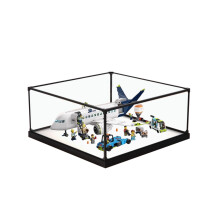 Acrylic Display Case for  60367 Passenger Aircraft, Clear Dustproof Stackable Storage Box