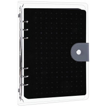 Trading Pin Binder A5 Travel Display Book, 8 Page Felt Holder with 350 Pin Capacity and Hard Shell Protection