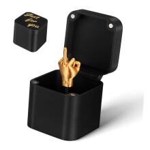 Prank Gift Gag Box with Realistic Fake Finger, Durable Reusable Joke for Adults Parties Birthdays