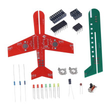 DIY Soldering Practice Kit Airplane Model with Flashing Light for Beginners 4.13 Inch Durable Build