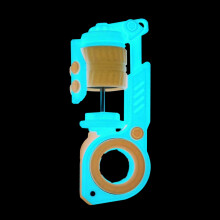 Glow in the Dark Fidget Spinner Toy with Multi Mode Action and Balanced Stainless Rotation