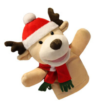 Finger Puppet Cute Christmas Deer Toy for Preschool Storytelling and Imaginative Play