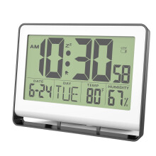 Flexible Placement Digital Clock Large LCD Screen with Alarm