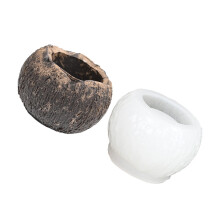 Food Grade Silicone Chocolate Molds Coconut Shape Baking