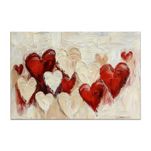 Heart Wall Art Prints Abstract Art Picture Painting Heart-30