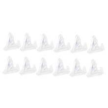 6PCS Adjustable Tripod Coin Display Stand for Medals Badges Stable Holder Size L for Collectors