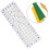 Easy Transfer Florals Pattern Stainless Steel Ruler for Quick 7