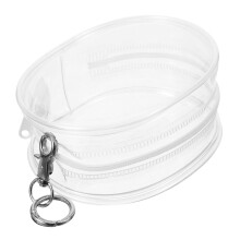 Doll Carrying Bag with Clear Transparent Design, Lightweight Travel Storage Organizer and Holder