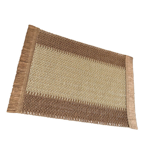 Multiple Use Paper Woven Placemat for Table Decors and-Khaki