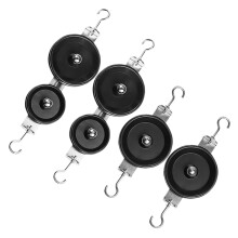Physics Pulley Kit for Student Mechanics Experiments, Educational Set with Single and Double Pulleys