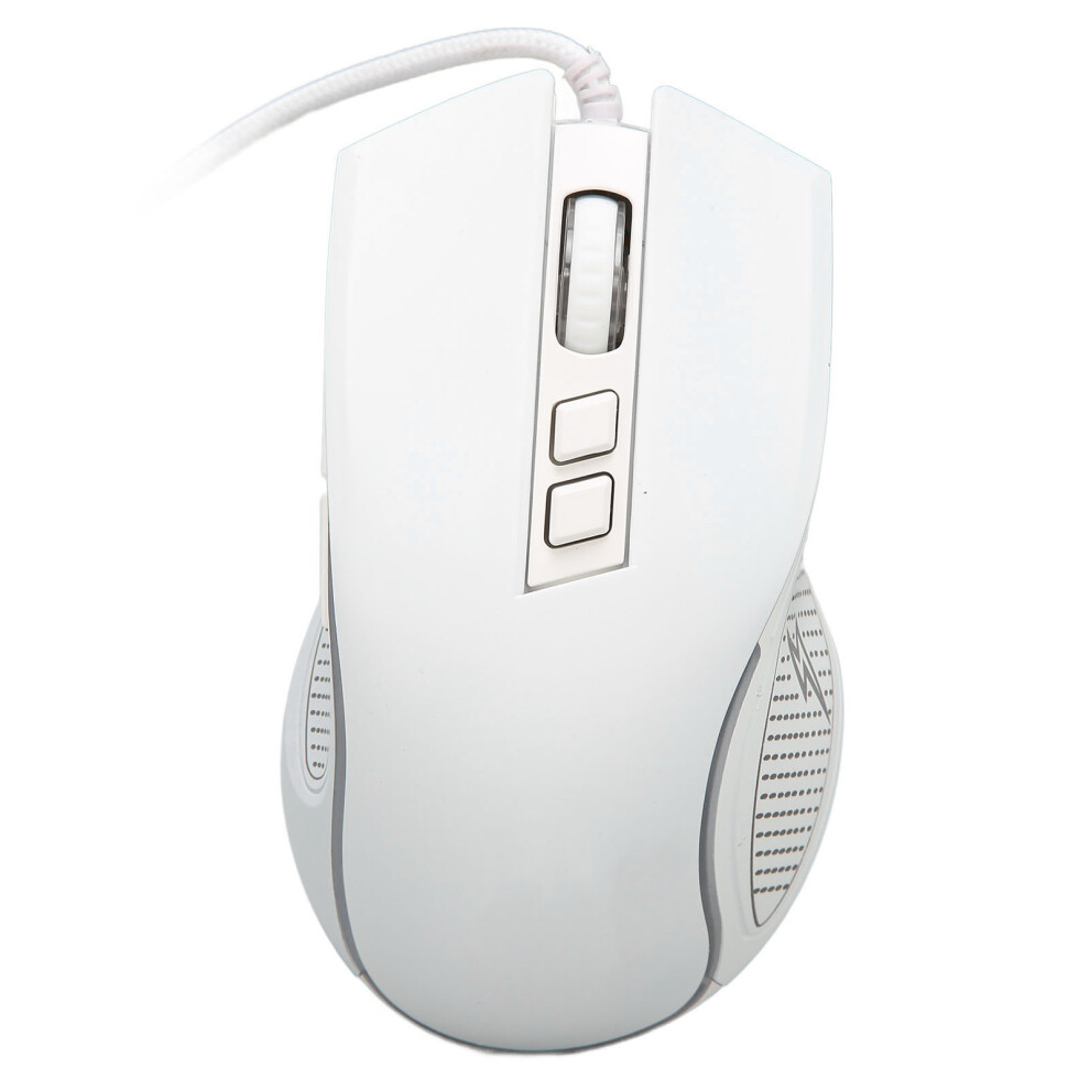 Usb Gaming Mouse 1200-3600 Dpi Rgb Backlit Ergonomic White 7901390189999