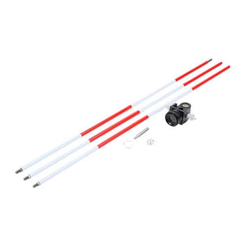 ADS103 Mini Prism Surveying System with Extendable Measuring Pole, Accurate Engineering Survey Target