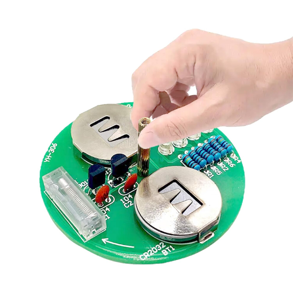 Soldering Practice Kit Led Desktop Mini Gyroscope Electronic Diy Kit For Beginners 9455672943987