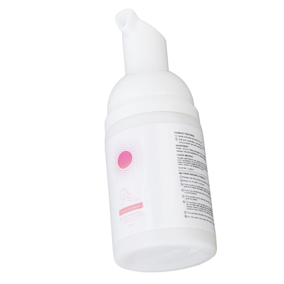 Beeswax Mousse Hair Removal Spray 30ml Moisturizing Depilatory Foam