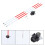 ADS103 Mini Prism Surveying System with Extendable Measuring Pole, Accurate Engineering Survey Target 5