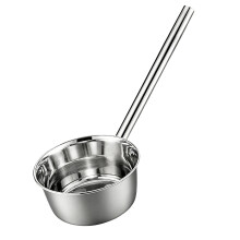 Suppenkelle aus Edelstahl mit langem Griff und ergonomischem-S