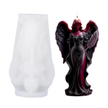 Gedetailleerde Wing Angel Goddess Design siliconen kaarsvorm-427
