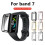 Full Coverage TPU Screen Protector and Soft ShockAbsorbing Case for Band 7 Smartwatch 3