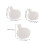 18pcs Bubble Maker Replacement Inserts DIY Silicone Blower Parts for Creative Play 2