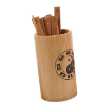 Chinese Fortune Telling Sticks Bamboo I Ching Divination Set for Feng Shui Practice and Vintage Decor