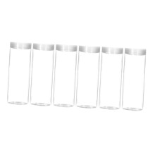Coin Storage Tubes for Quarters with Caps, Clear Plastic Quarter Coin Holders for Secure Organization