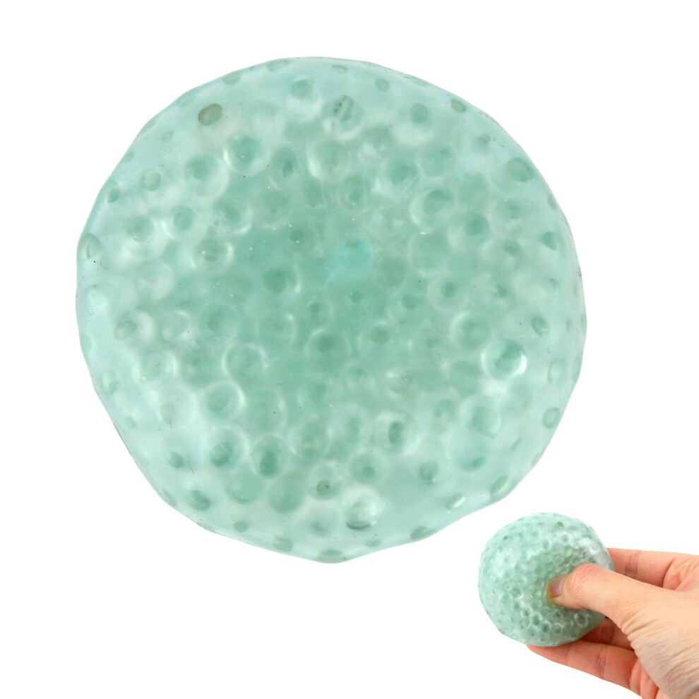 Green Handmade Stress Relief Ball, Durable Soft Touch Tpr Fidget Ball For Anxiety Office And Home