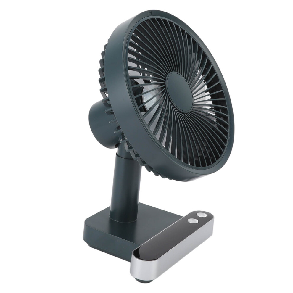 Usb Small Desk Fan 4-Level, 180 Shaking Head, 5000Mah Rechargeable, Green 5021390532150