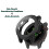 Case with 4 Tempered Glass Screen Protectors, Full Coverage Scratch Resistant Fit for Garmin Forerunner 255 46mm 4