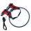 Safe Walking Blind Pet Safety Collar and Leash for Easy-Red 2